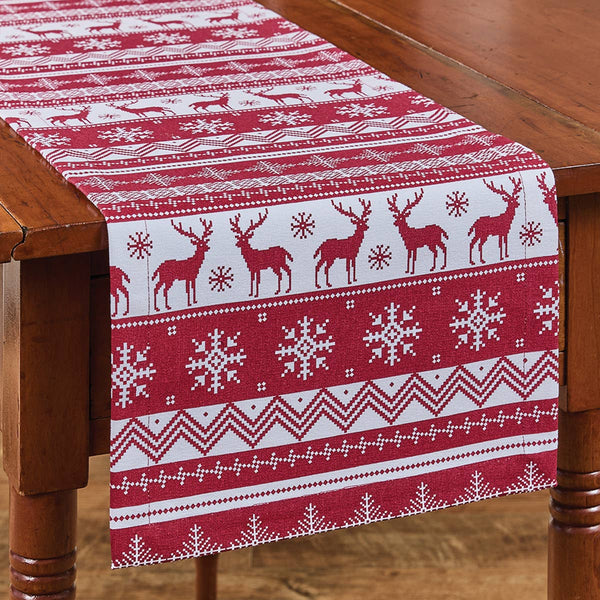 Holiday Fairisle Table Runner