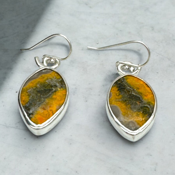 Bumble Bee Jasper Earrings