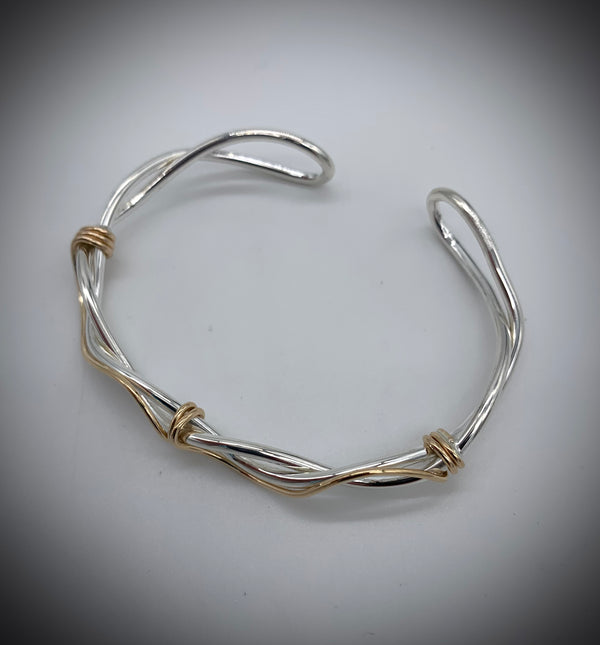 Barbed Wire Cuff - Jewelry Edgecomb Potters