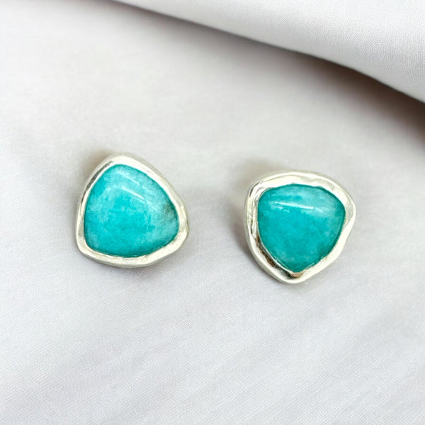 Amazonite Stud Earrings