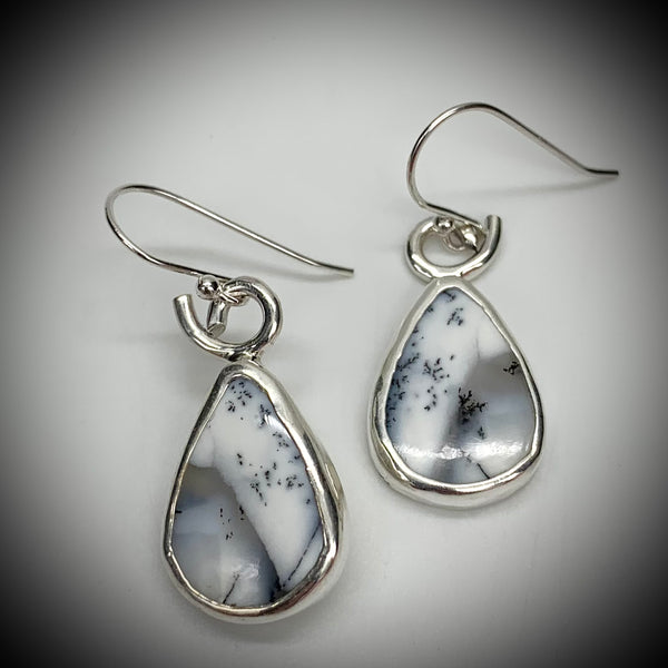 Dendritic Opal Earrings