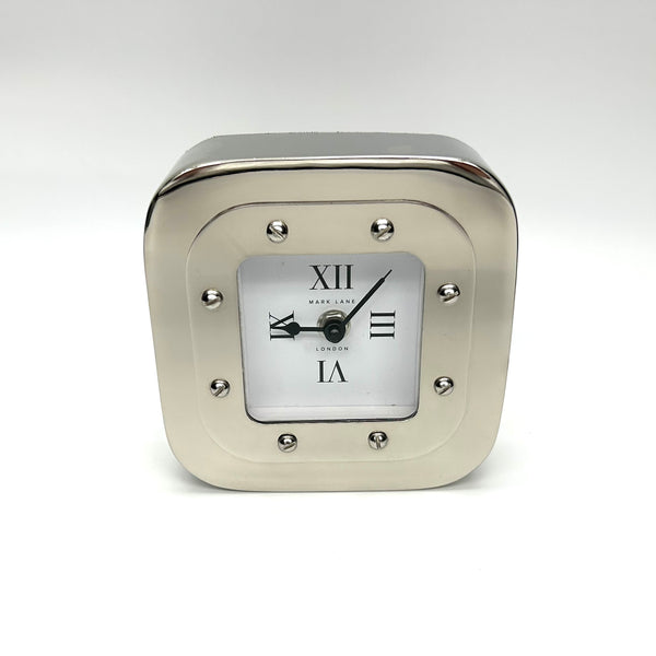 Silver Table Clock