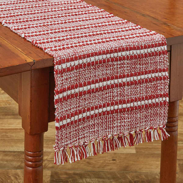 Peppermint Stripe Table Runner