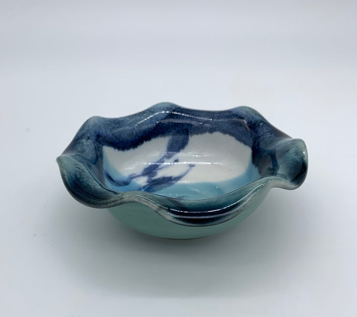 Mini Ruffle Bowl - Pottery Edgecomb Potters