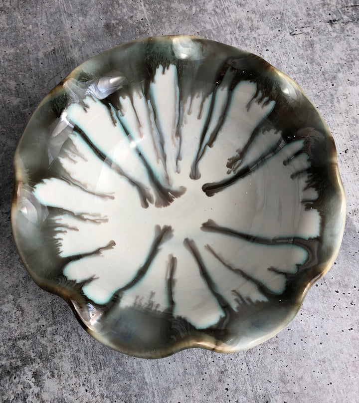 Ruffle Bowl - Pottery Edgecomb Potters