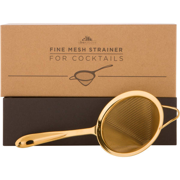 Fine Mesh Cocktail Strainer Gold