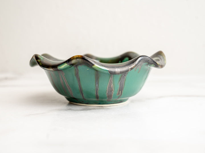 Mini Ruffle Bowl - Pottery Edgecomb Potters