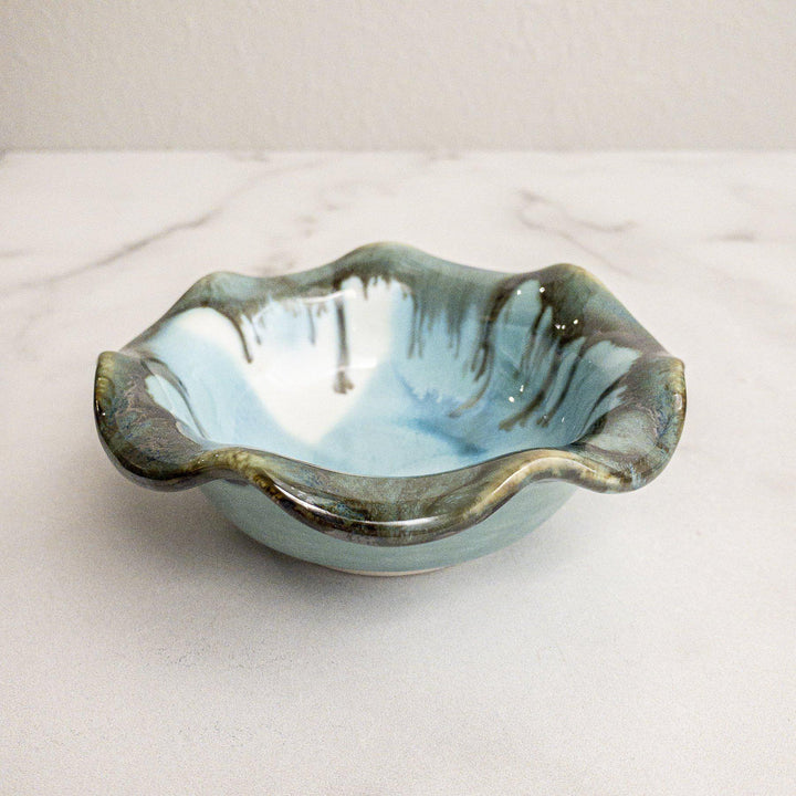 Mini Ruffle Bowl - Pottery Edgecomb Potters