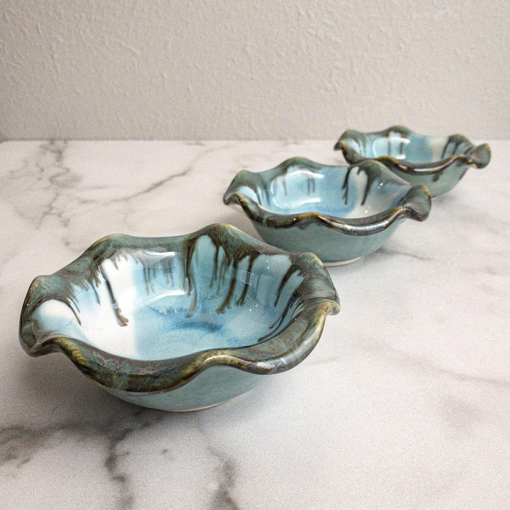 Mini Ruffle Bowl - Pottery Edgecomb Potters