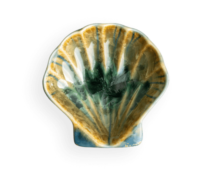 Puff Shell Dish - Pottery Edgecomb Potters