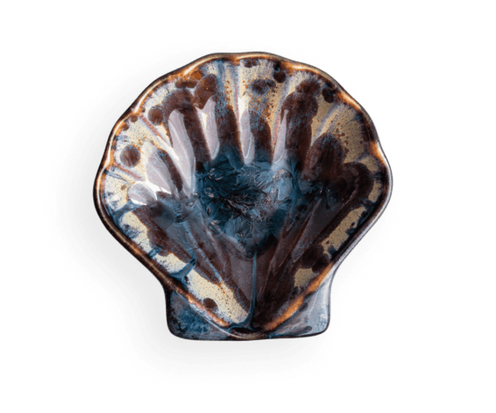 Puff Shell Dish - Pottery Edgecomb Potters